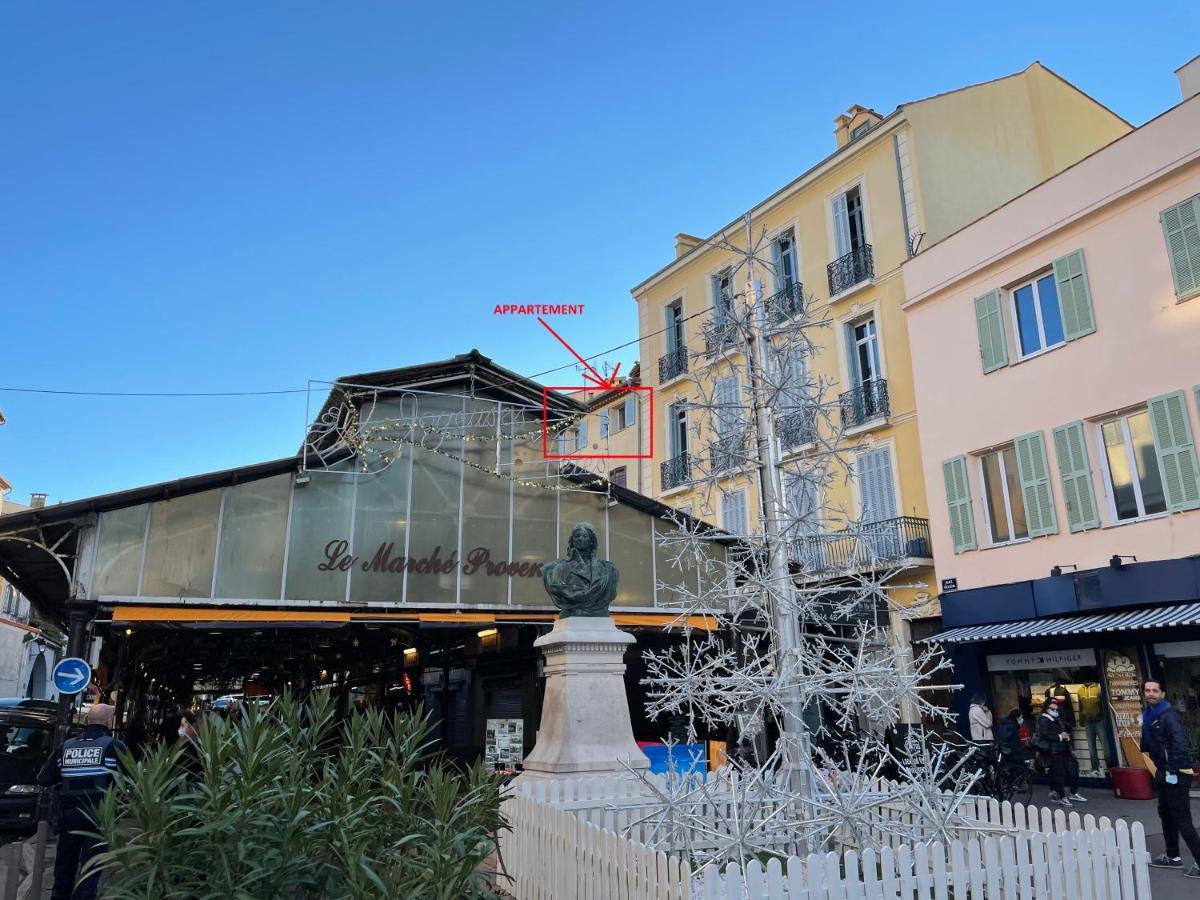 Nice Renting - Massena - Loft - Heart Of Vieil Antibes - The Market With Sea View Exteriör bild